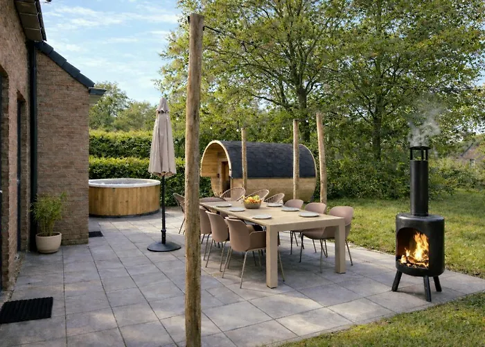 Сasa de vacaciones Nordic Zen Wellness Met Hottub & Sauna