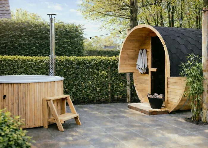 Сasa de vacaciones Nordic Zen Wellness Met Hottub & Sauna